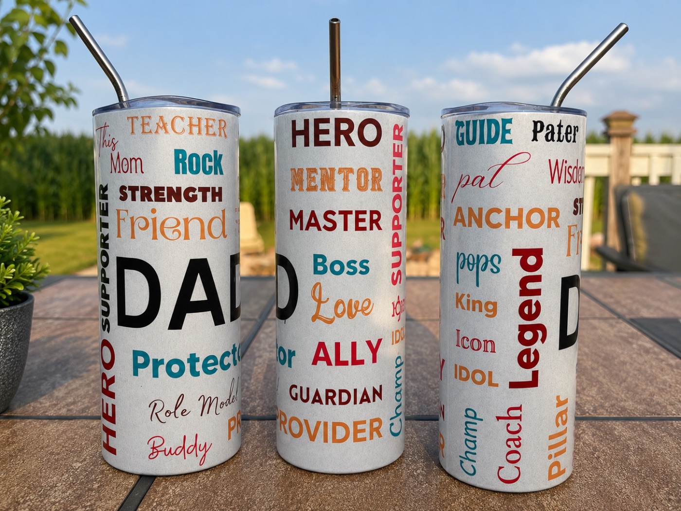 All the Reasons We Love Dad Tumbler