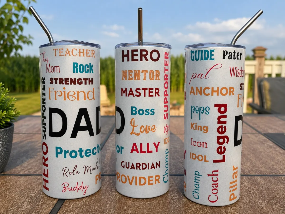 All the Reasons We Love Dad Tumbler