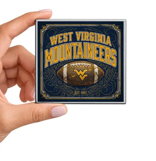 West Virginia Mountaineers Football Magnet
