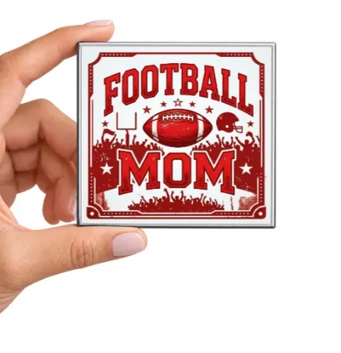 Football Mom Red Magnet