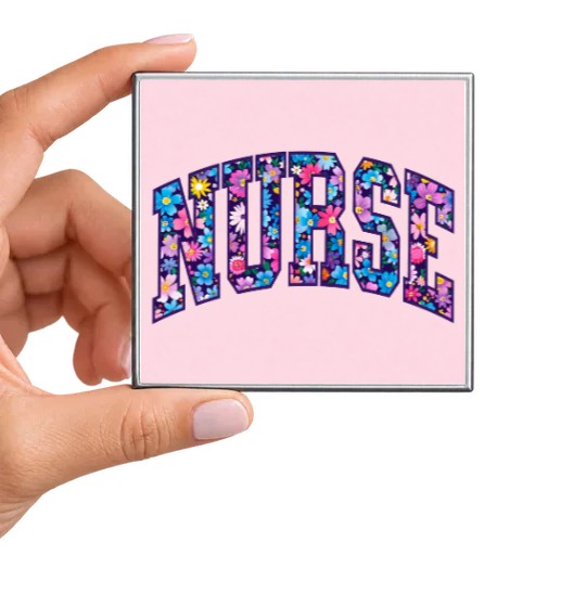 Floral Nurse Magnet