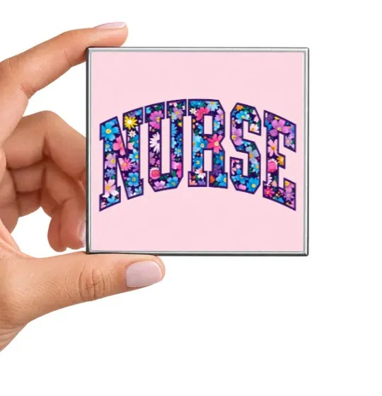 Floral Nurse Magnet