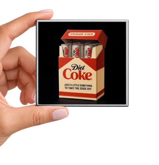Fridge Cigs Diet Coke Magnet