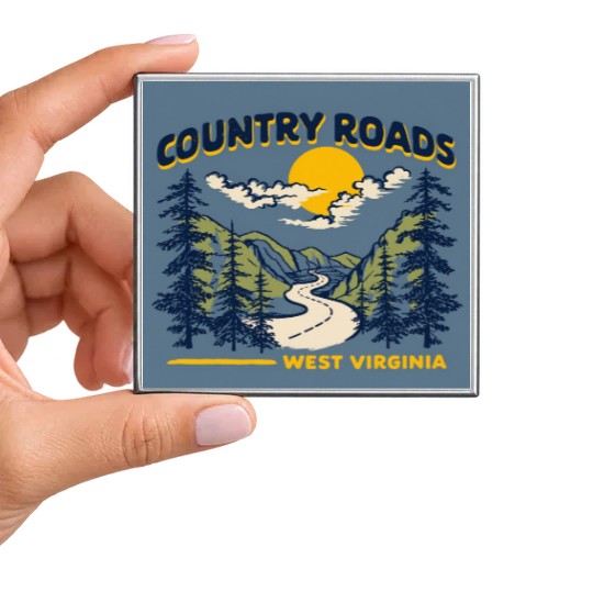 Country Roads West Virginia Magnet