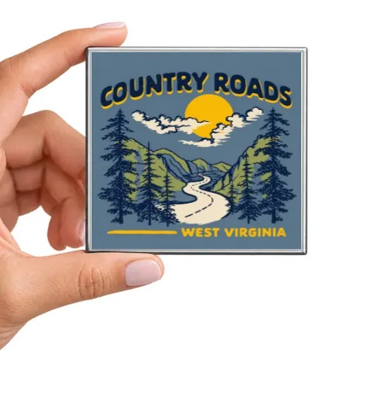 Country Roads West Virginia Magnet
