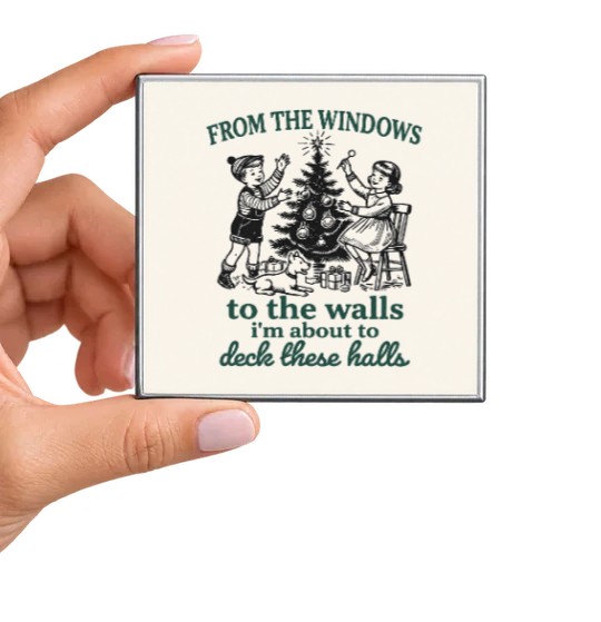 From the Windows to the Walls Sketch Christmas Magnet