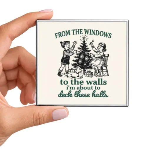 From the Windows to the Walls Sketch Christmas Magnet