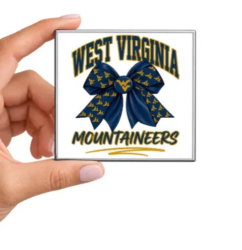 West Virginia Mountaineers Bow Magnet