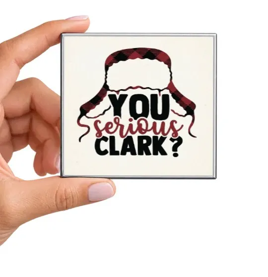 You Serious Clark? Plaid Hat Magnet