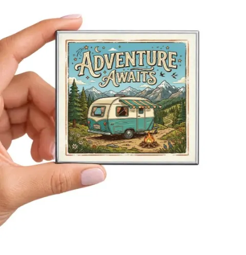 Adventure Awaits Camper Magnet