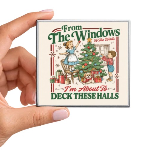 From the Windows to the Walls Color Christmas Magnet