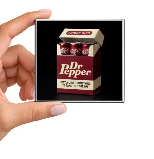 Fridge Cigs Dr Pepper Magnet