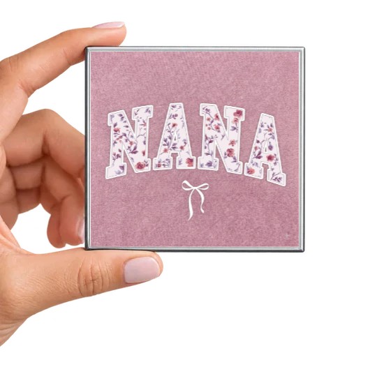 Nana Pink Floral Magnet
