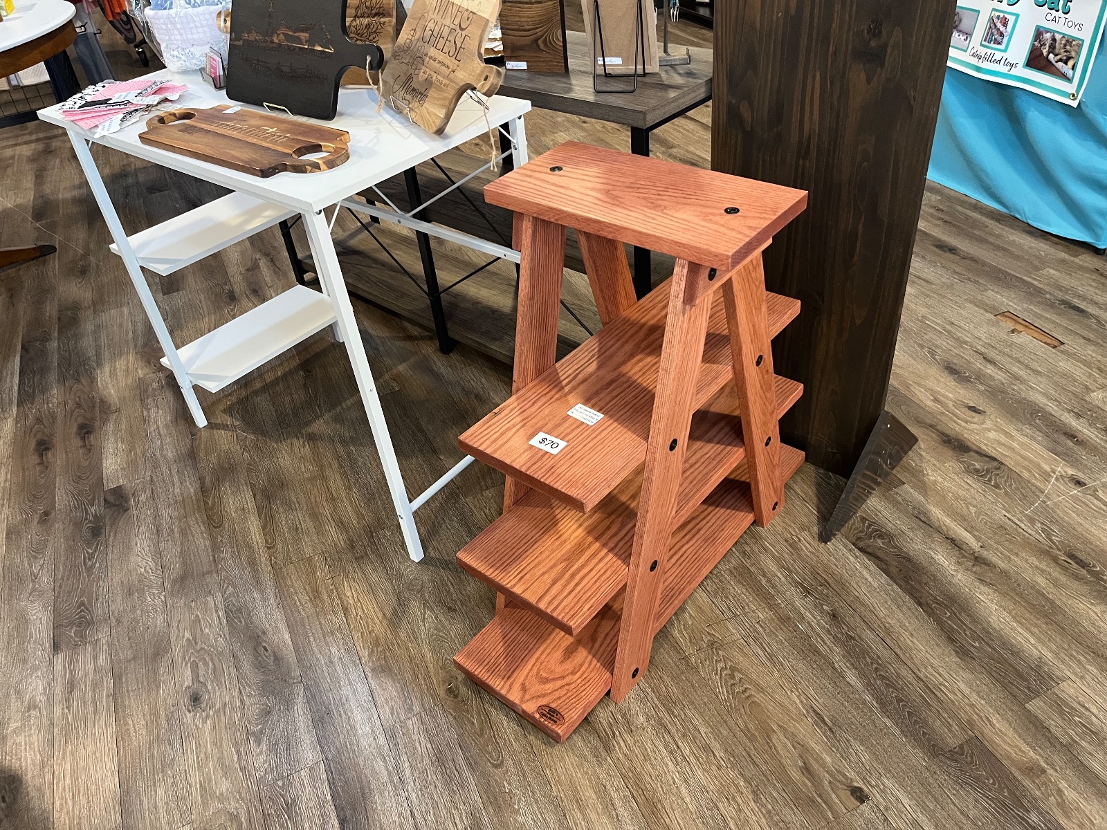 Tiered Wood Display Stand