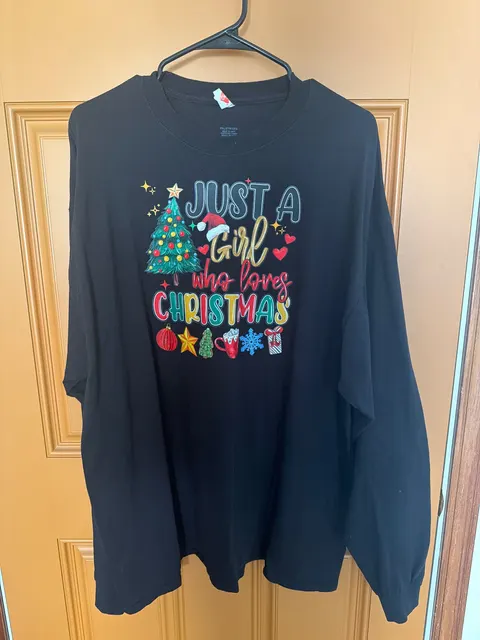 2X BLACK LONG SLEEVE T-SHIRT