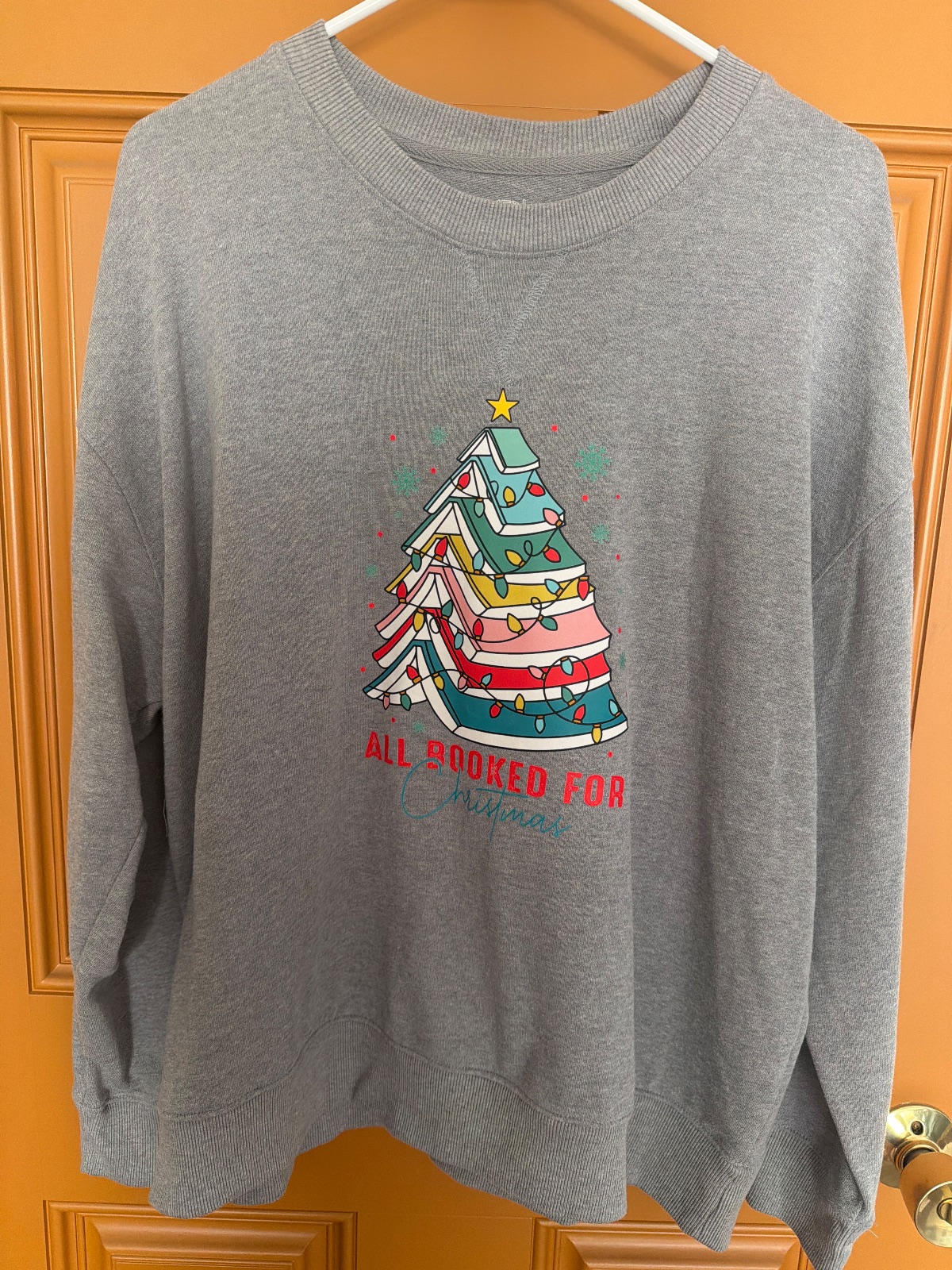 Extra large, gray, long sleeve sweatshirt