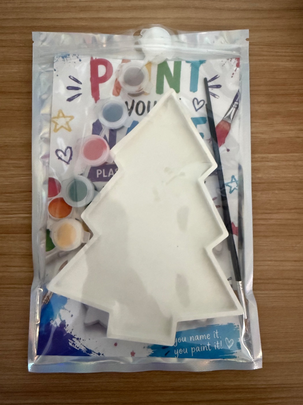 Paintable tree tray