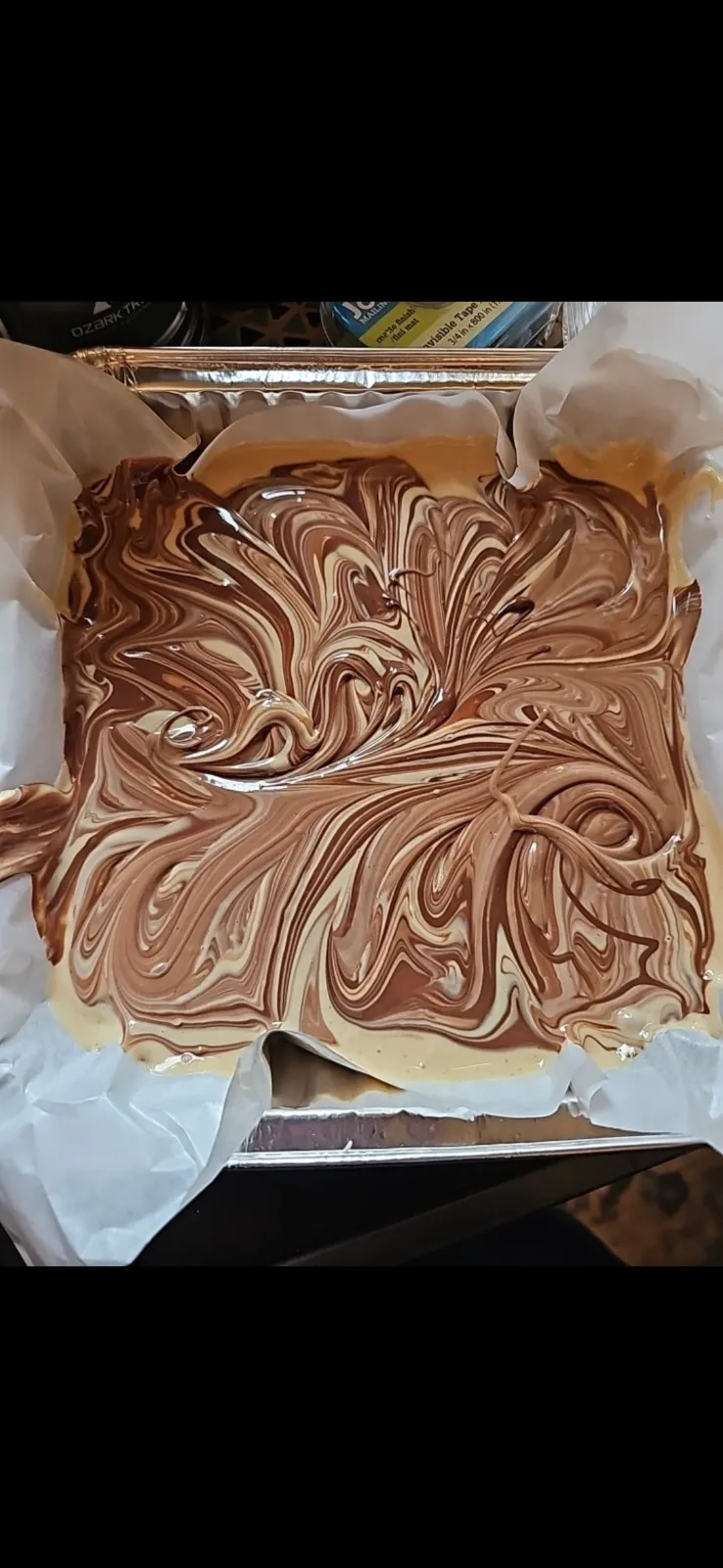 Tiger butter fudge .can sell in 8 by 8 pans or individual packs