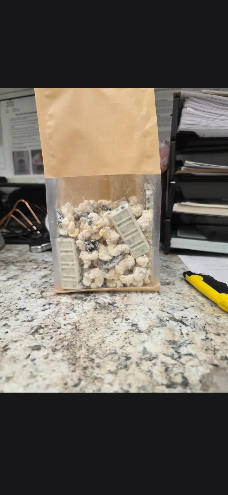 Cookies and cream popcorn