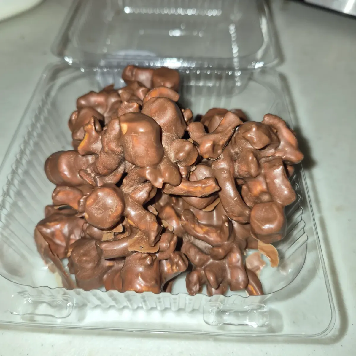Pretzel and marshmallow clusters