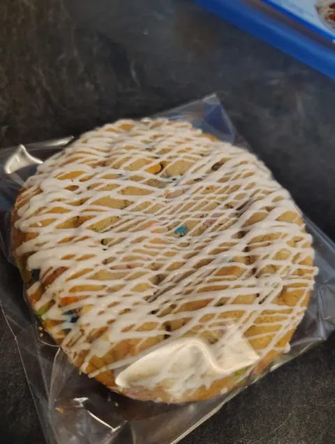 Birthday cake cookie