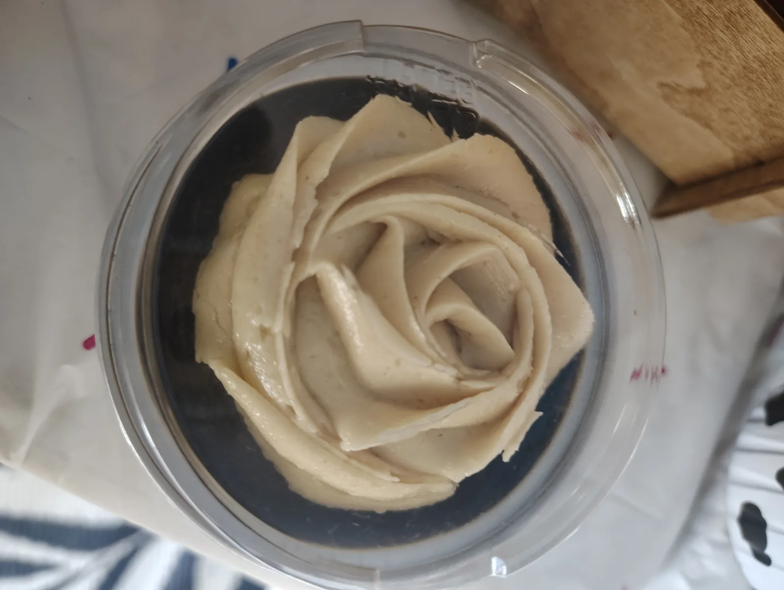 Chocolate cake with peanut butter frosting