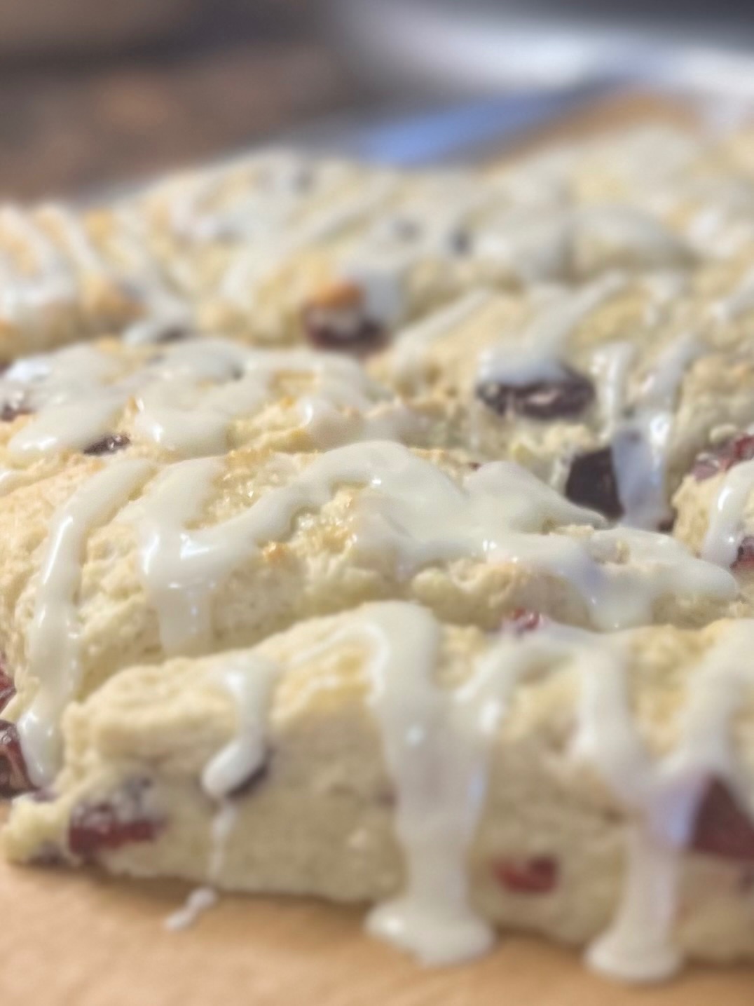 Orange cranberry scone