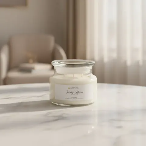 Ivory Bloom Candle