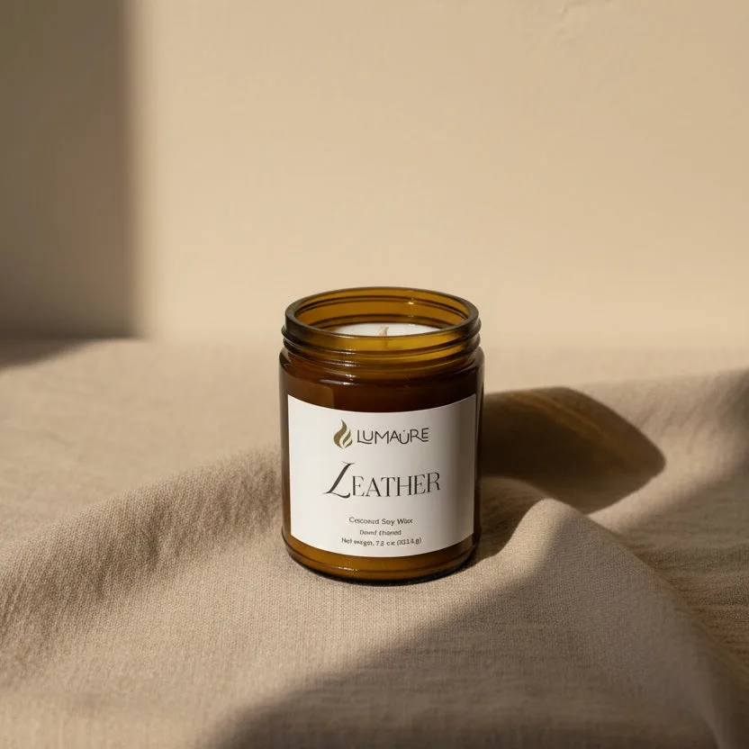 Leather Scent Candle