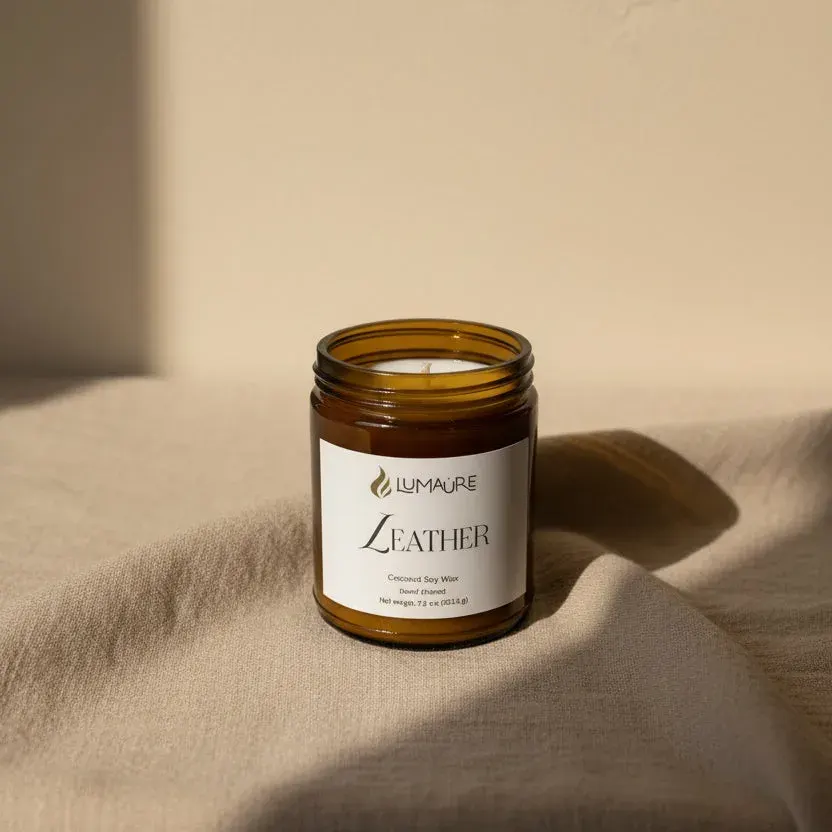 Leather Scent Candle