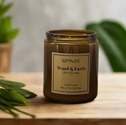 Wood & Earth Candle