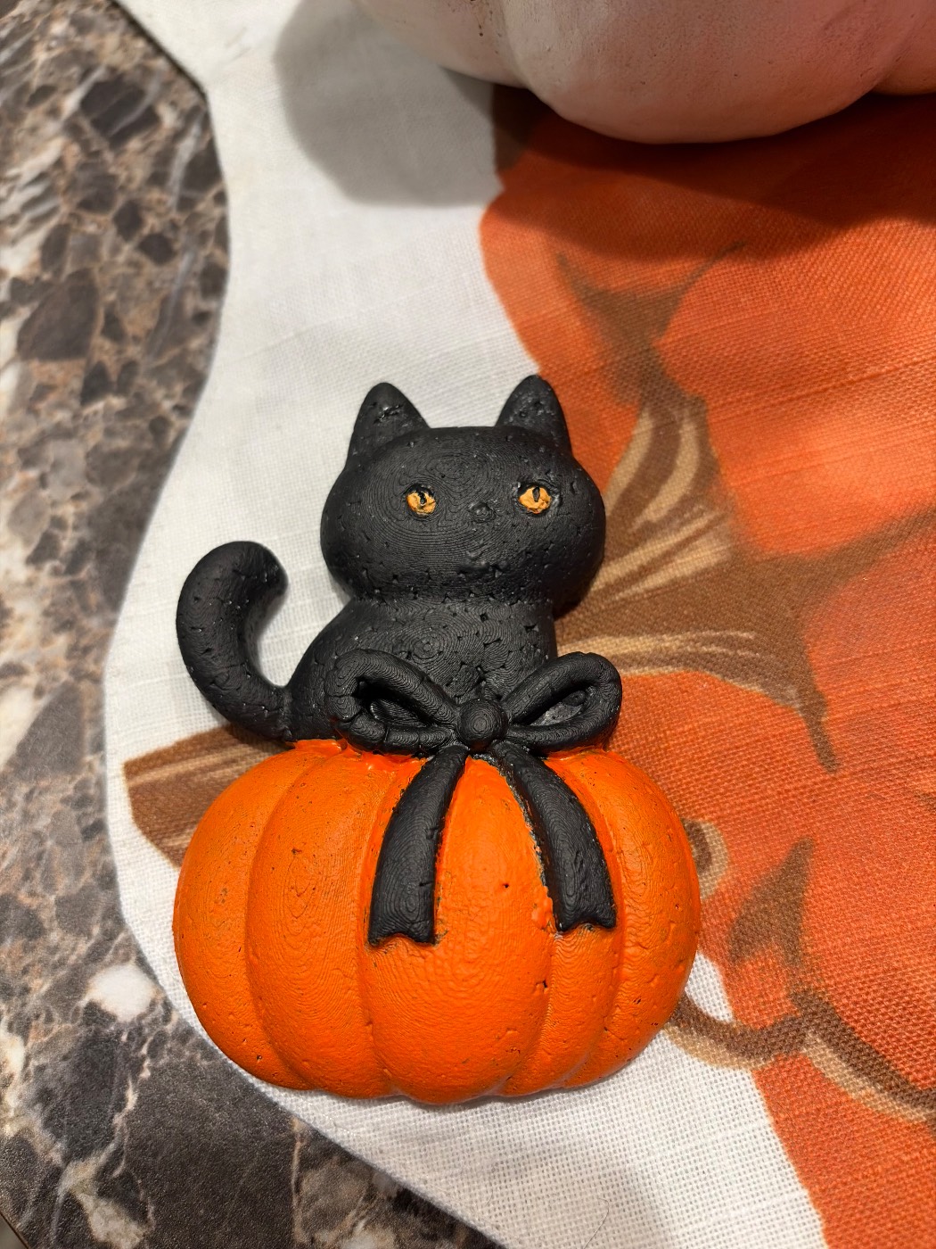 Cat pumpkin 3D freshie