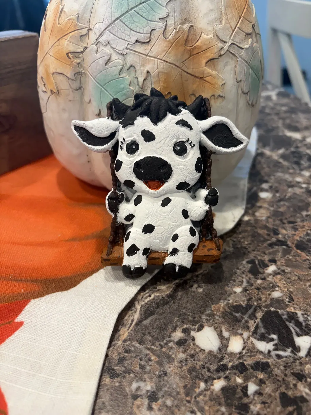 3D freshie Cow on swing