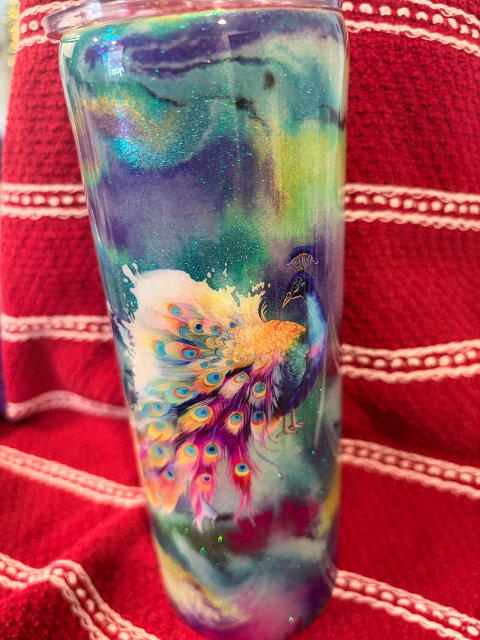 Peacock Tumbler Cup