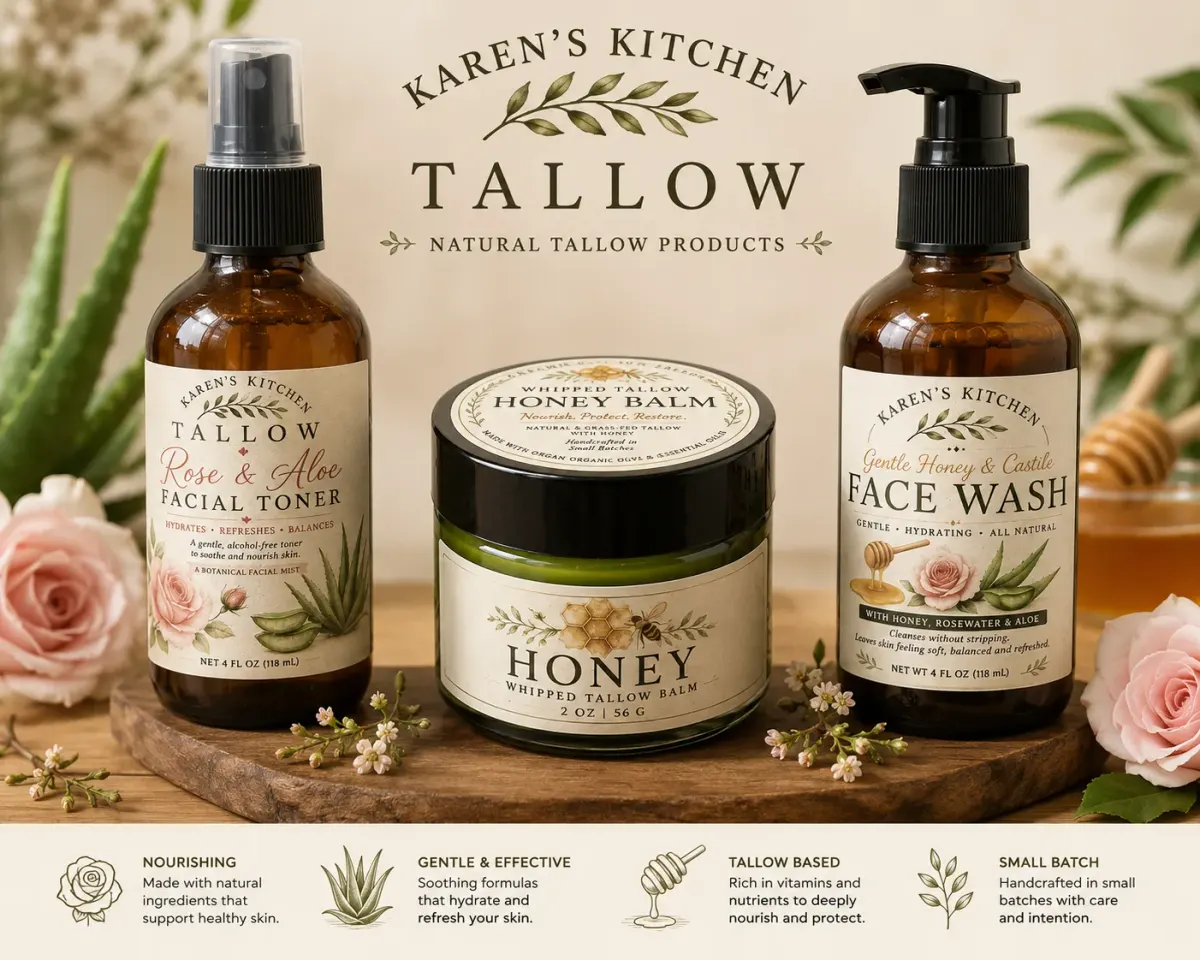 Facial bundle (wash, toner, and honey balm)