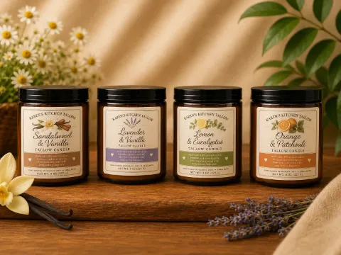 Tallow candles