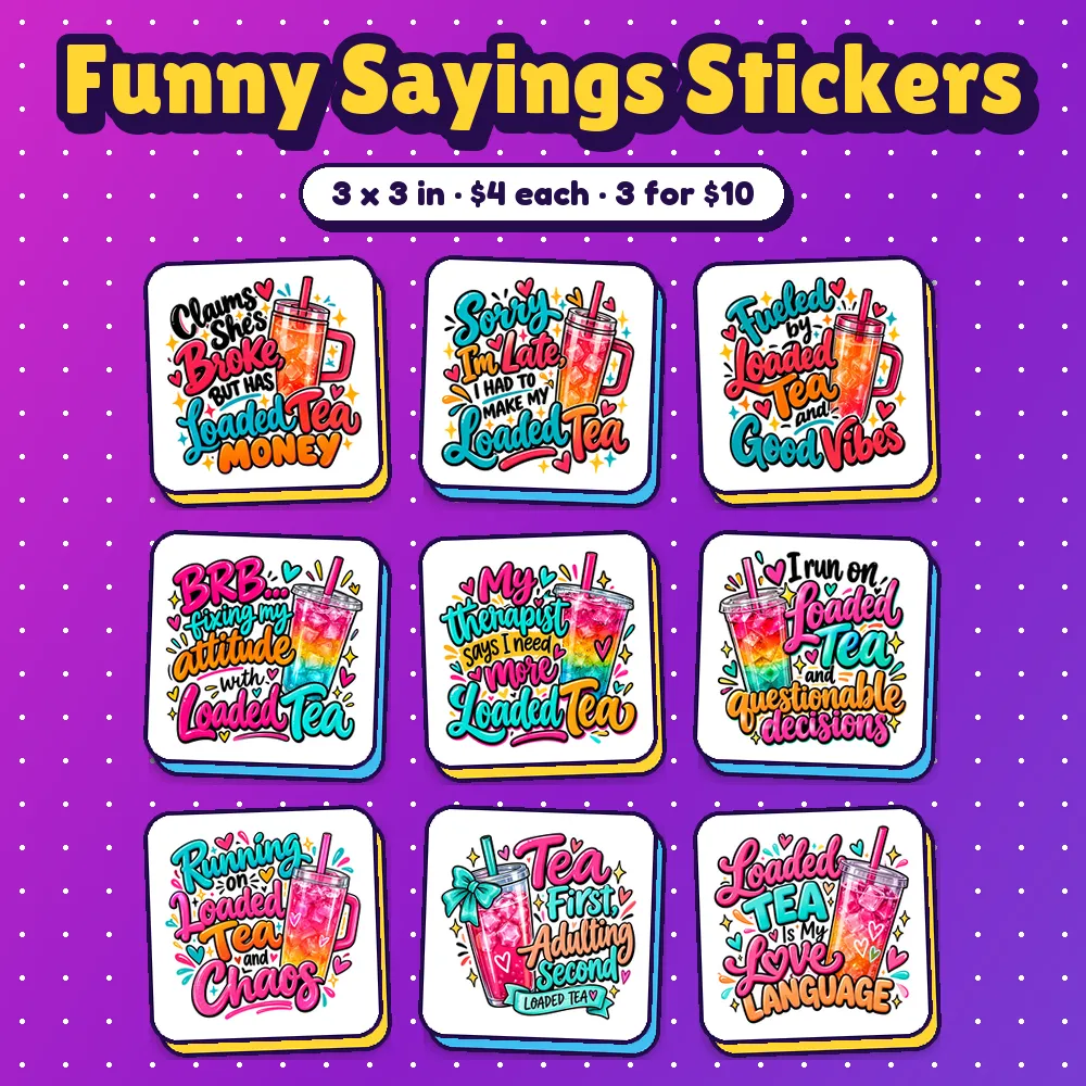 Funny Sayings Sticker