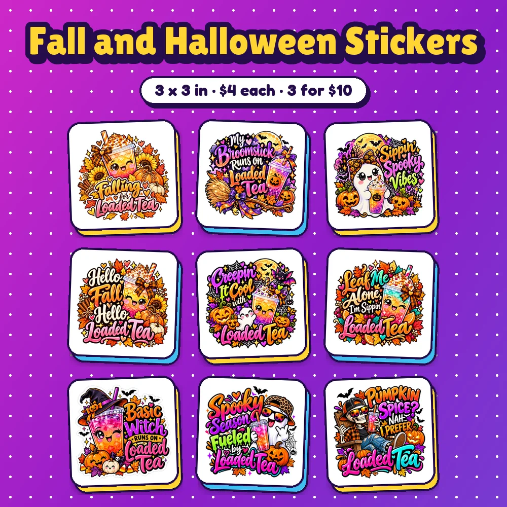 Fall and Halloween Sticker
