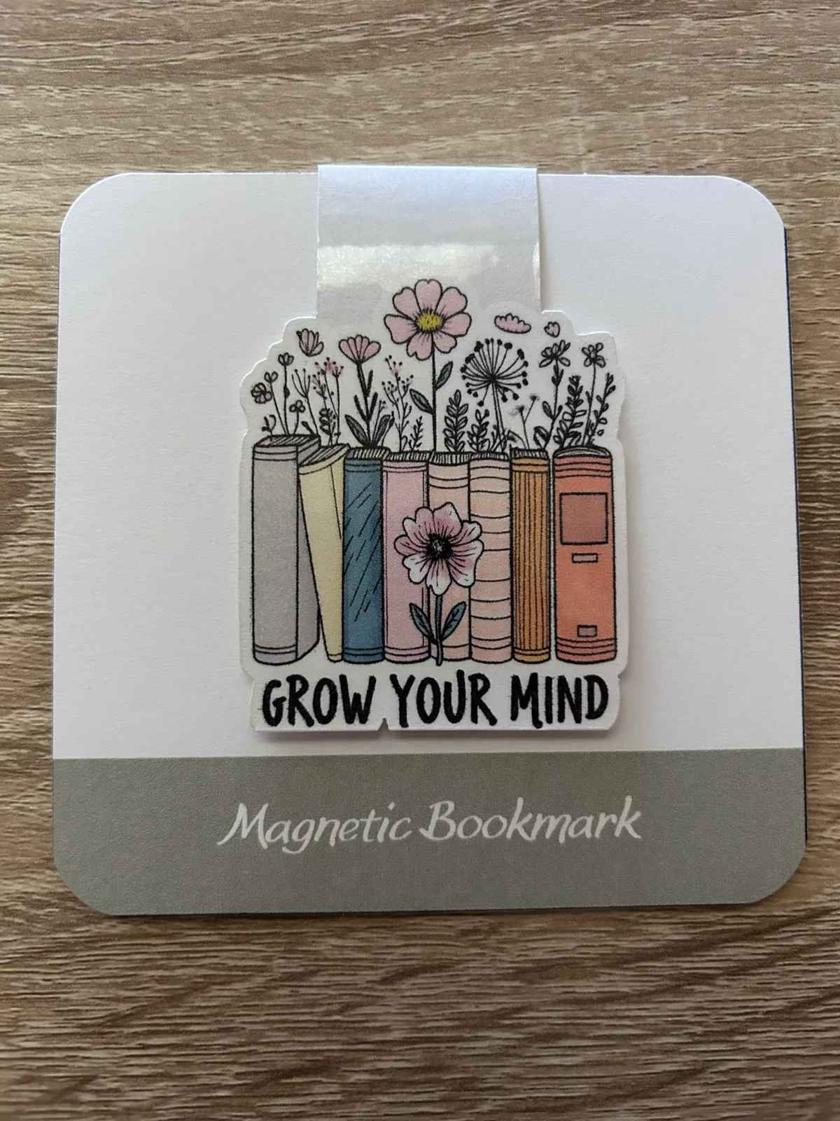 Grow Your Mind - Magnetic Bookmark