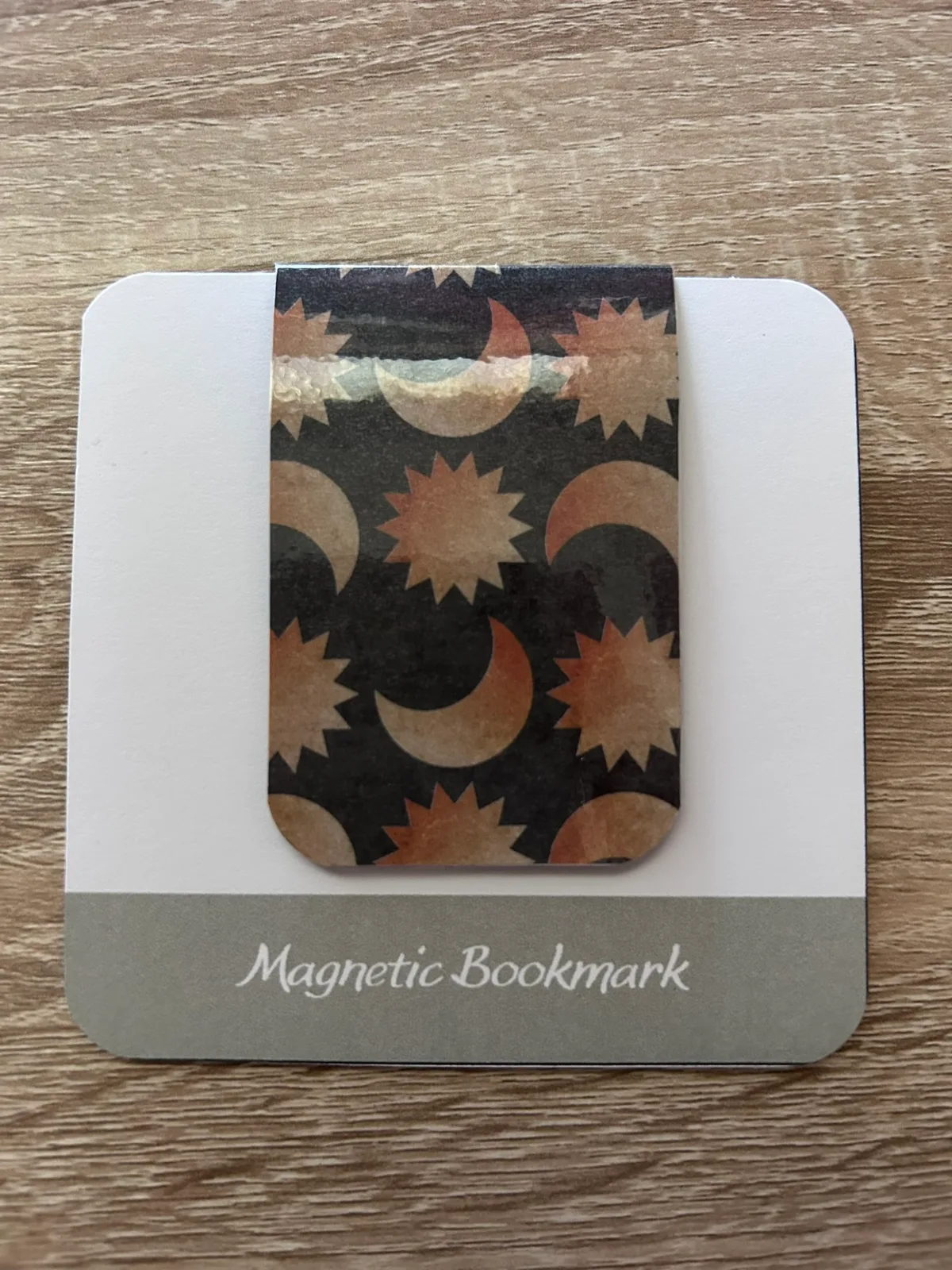 Sun and Moon Magnetic Bookmark