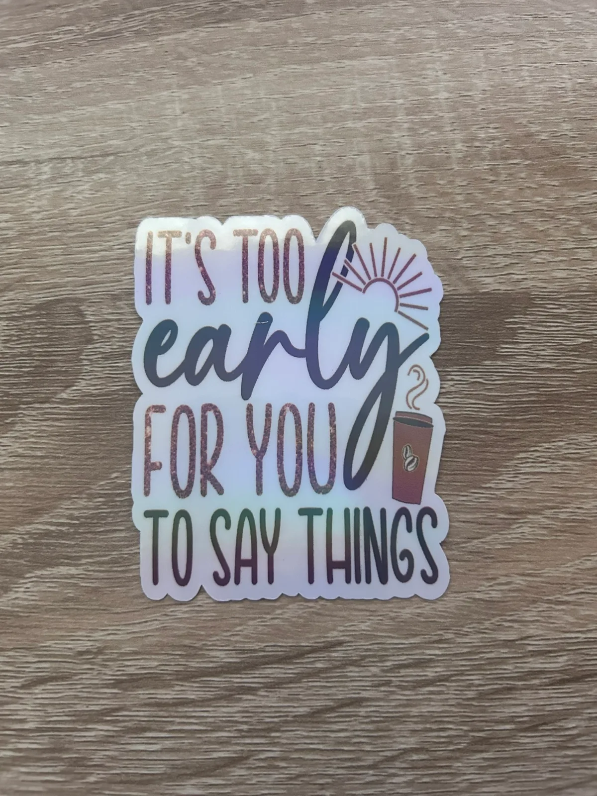 Funny Coffee Sticker