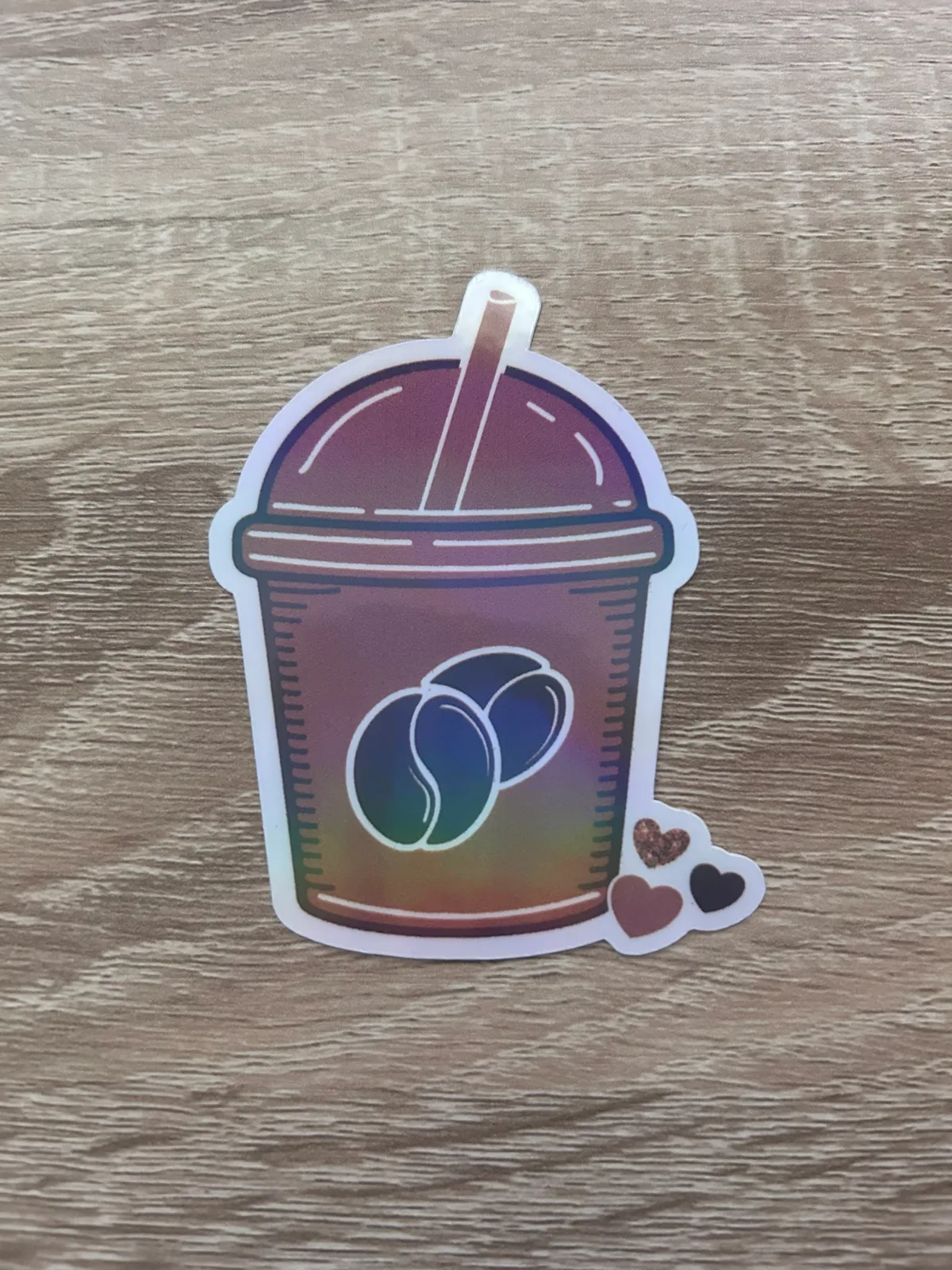 Iced Coffee Die Cut Sticker
