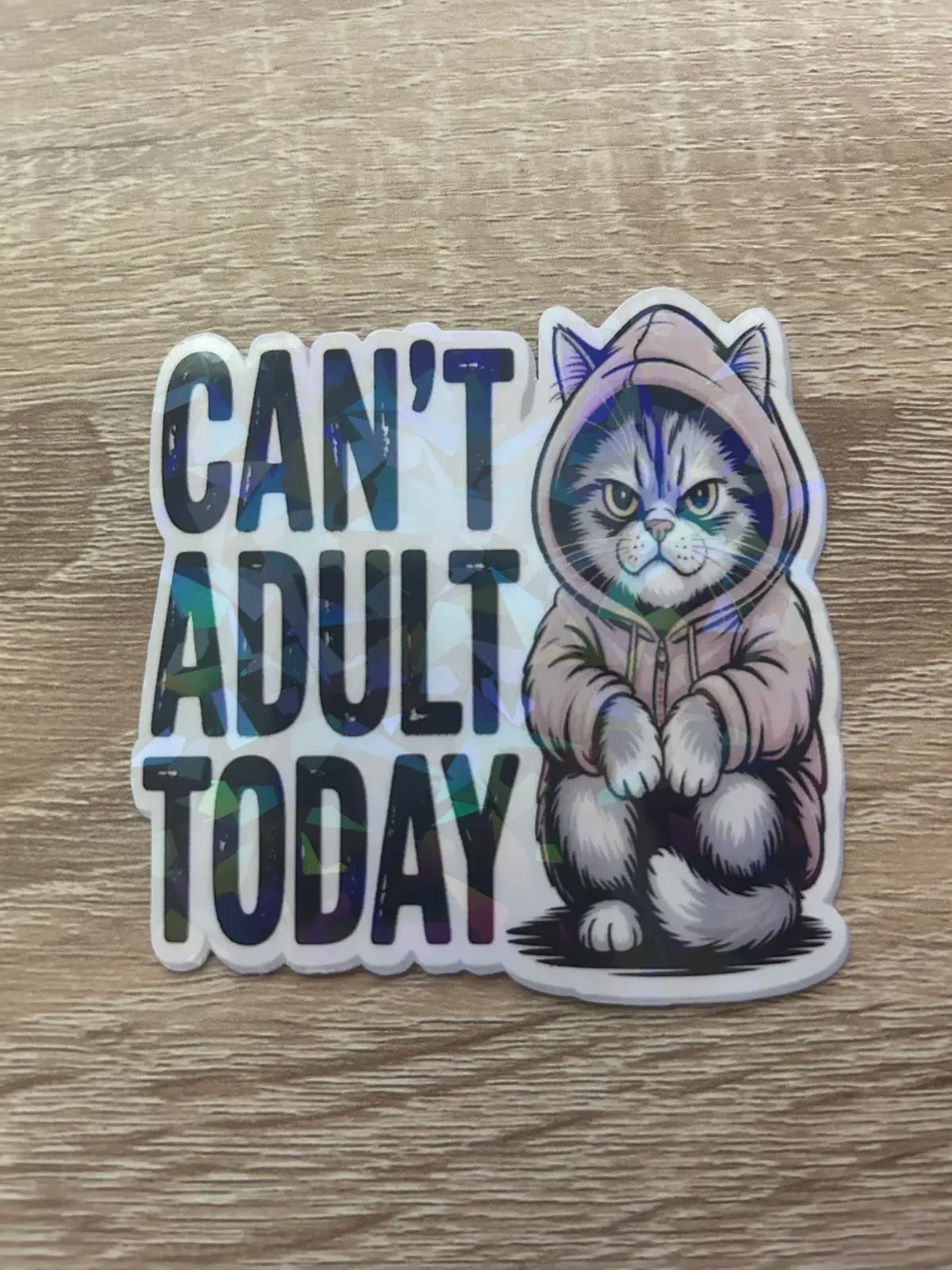 Grumpy Cat - Can't Adult Today Sticker