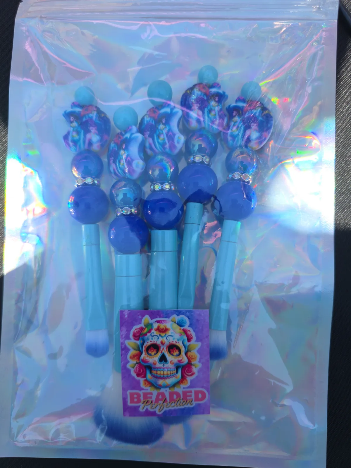 Mermaid Beaded Brush Set