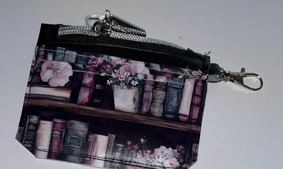 Purple Library Mini Wallet