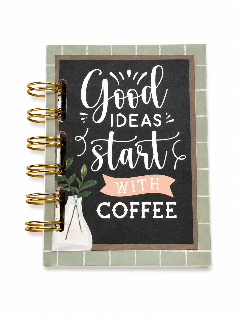 ☕ Mini Coffee Pocket Notebook – 3” x 4”