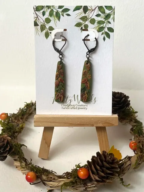 Autumn Vine Bar Earrings