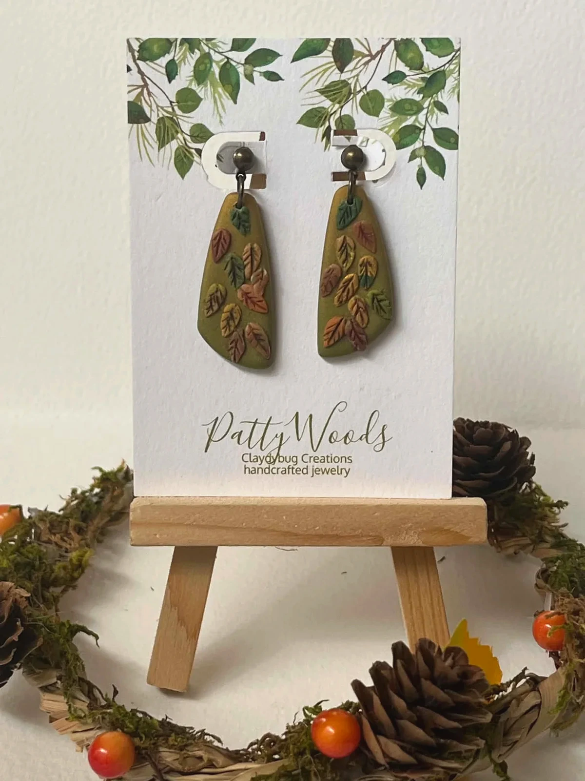 Autumn Leaf Dangle Earrings