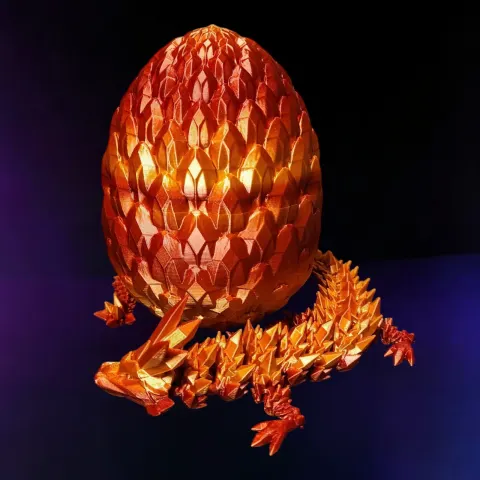 Inferno Crystal Dragon With Egg