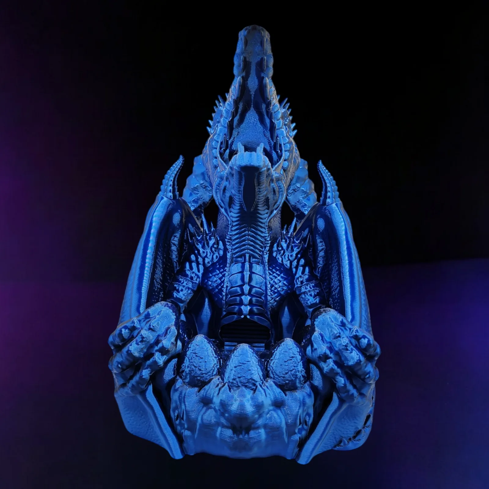 Blue Black Dragon Nest Dice Tower